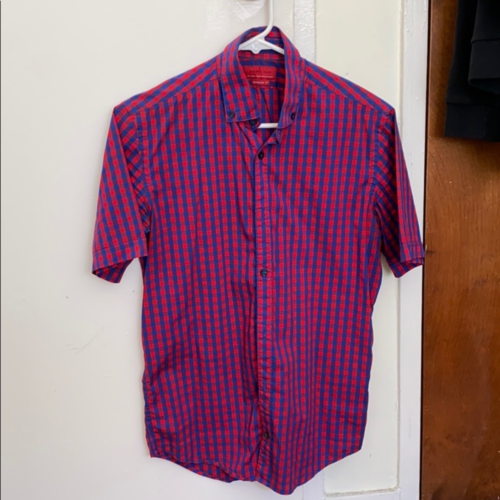 Zara short sleeved buttoned down